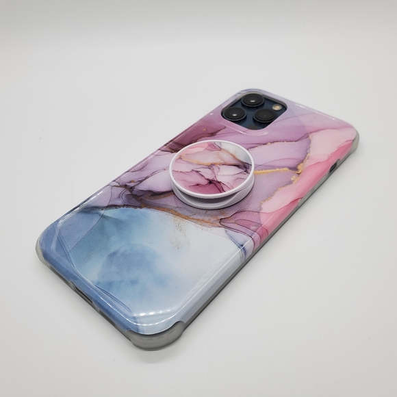 iPhone 12 Case iPhone 12 Pro Case iPhone 12 Pro Max Case Marble & Holder - Picture 5 of 7